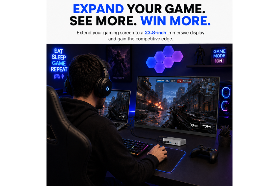 23.8" Gaming Portable Monitor