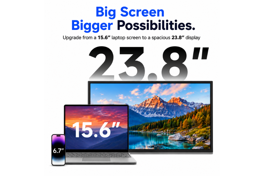 23.8 inch portable gaming monitor