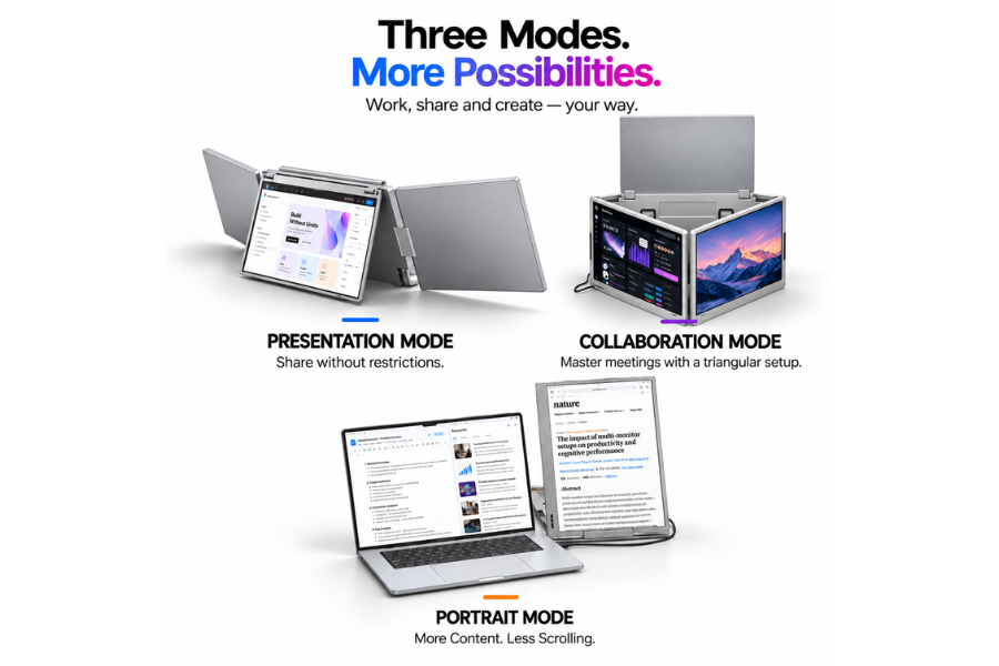 quad screen monitor modes